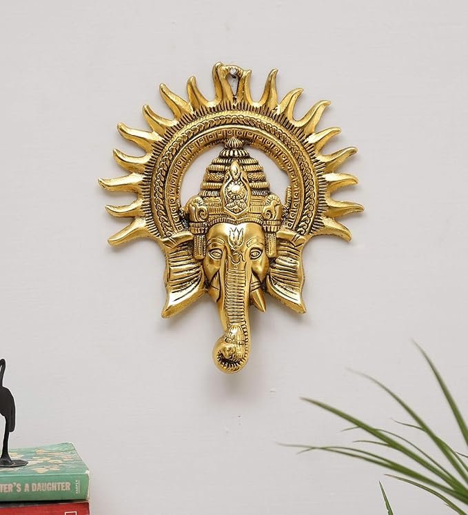 KridayKraft Metal Ganesha ji Statue,Ganpati
